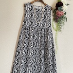 モノトーン💠ノースリーブワンピース