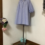 ハーフリネン　ストライプ　チュニック💕