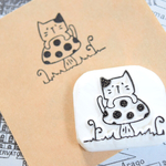 [送料込み]キノコ乗りねこ