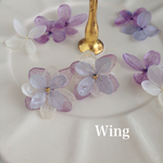 再再販♬重なり合う紫陽花 ピアス/イヤリング