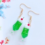 メロンクリームソーダピアス/イヤリング♡