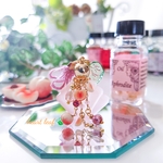 【専用出品】No.41 季節香水瓶 『桃』ミニチュア香水瓶　パフュームボトルネックレス　メモリーオイル入り