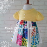 【再販】花柄パッチワークチュニック☆Size90
