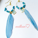 海色♡フェザーピアス