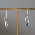 *outlet*  teal blue　カイヤナイトのシルバーピアス/イヤリング silver925 ◼pivo◼1831