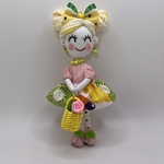 ハンドメイドドールチャーム　バックチャーム　お人形