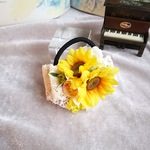 ＊*kazariya*＊向日葵の気持ち.。＊ヘアゴム*＊
