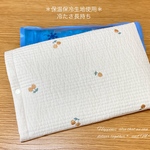 長持ち♡ 結露しない♡ アイスノンカバー　ヌビ　チェリーオフホワイト　保冷ポーチ　保冷剤ケース　車椅子　ベビーカー　熱中症対策　