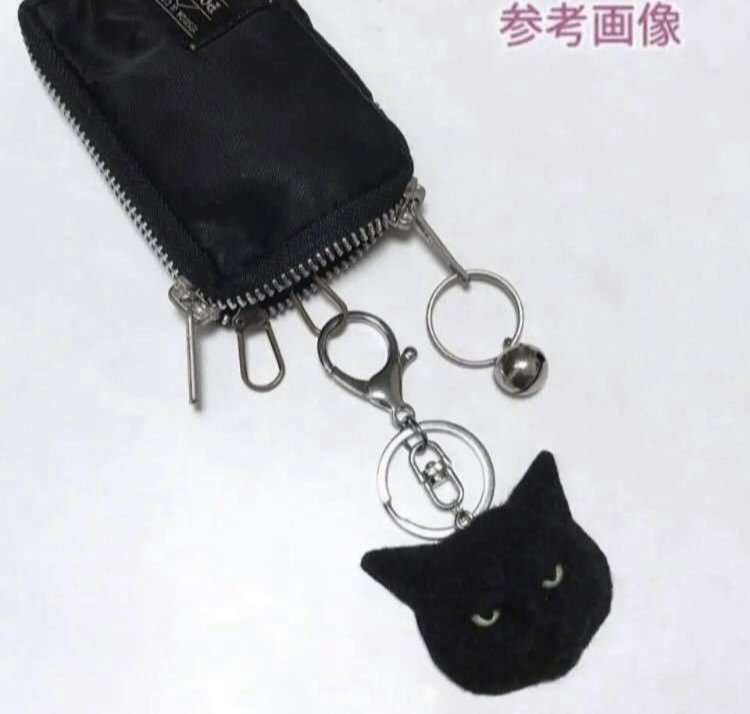 羊毛フェルト 猫キーホルダー ブリティッシュショートヘア