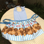 ♡再販♡子供 エプロン おでかけ スタイ ♪  スイーツ柄 こども エプロン