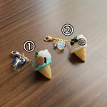 満足アイスクリームのチャーム