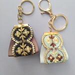 インド刺繍リボンのキーホルダー・バッグチャーム 16