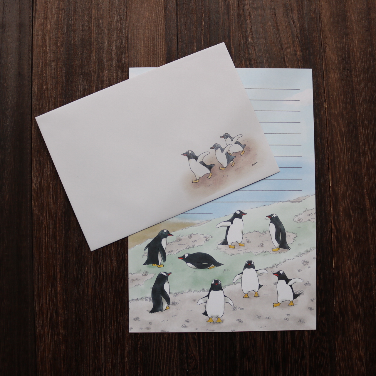 ペンギン吹奏楽団のポストカードセット - studio toma-sta. | minne