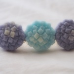 砂糖菓子バレッタ（あじさい）