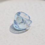 Ear cuff（Aquamarine & Moonstone）：波動玉®【現品一点物】