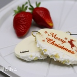 〔日常〕クリスマスチョコプレートのキーホルダー