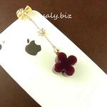 saly☆かわいいお花のイヤホンジャック