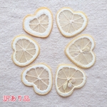 ハートレモン 押しフルーツ 訳あり品／ハンドメイド素材