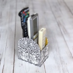 ウィリアムモリス ブラザーラビット柄のリモコンスタンド＜カルトナージュ＞