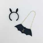 ハロウィン　2点セット　コウモリカチューシャ　コウモリバッグ　リカちゃん