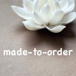 made-to-order 日月天珠マクラメブレスレット