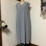 ハーフリネン　ワンピース💕