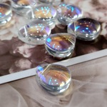 期間限定5%OFF【20個/12.5㍉×10.5㍉×5.5㍉】【bg-d-23】❁ ティアドロップ❁オーロラクリスタル❁