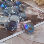 期間限定15%OFF【20個/10㍉×14㍉】【bg-d-17】❁ ティアドロップ❁ブルークリスタル❁