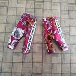 〖在庫のみ〗サルエルニットパンツ（花柄ライン入り）《オビツろいど標準/脚長　ピコドー9/10》