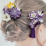 つまみ細工 髪飾り 七五三 成人式 ハンドメイド　4