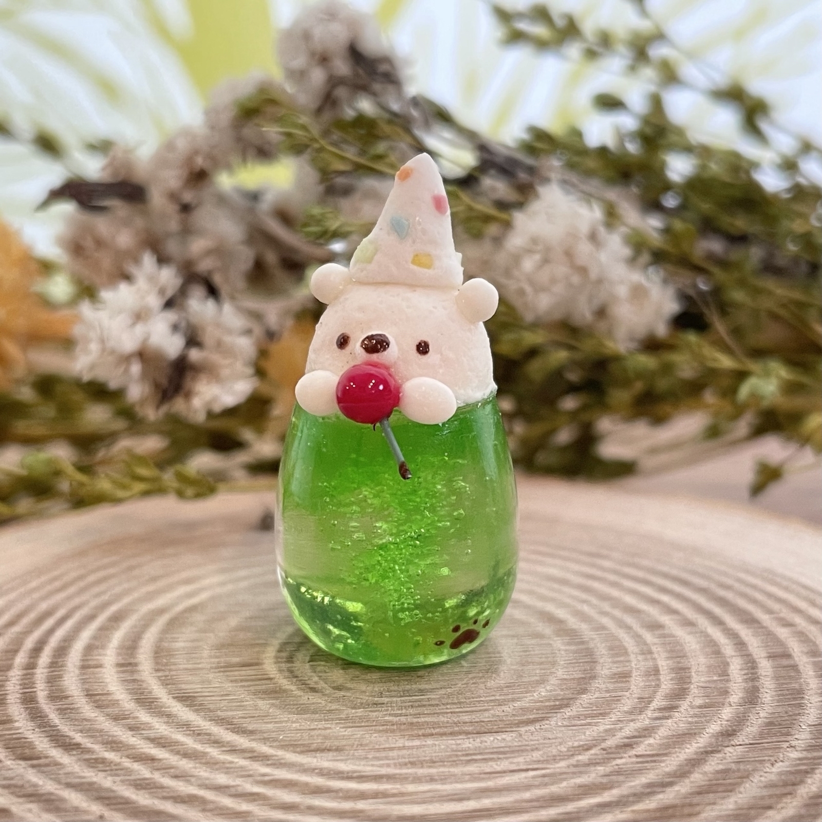 福告幻獣 クリームソーダちゃん クリームソーダちゃん ラフ🍈 #イラスト #イラストレーター