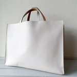 A4対応 PCバッグ 底板付 手持ち ビジネス シンプル 革 オリジナル ハンドメイド6284