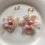 紫陽花ピアス