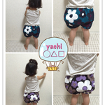 レトロな可愛いお花のかぼちゃパンツ