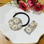 ≪ハンドメイド≫ インド刺繍　ヘアゴム&パッチンピン