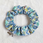 BLUE*°FLOWER猫シュシュ首輪