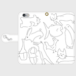 【受注生産】　手帳型iPhoneケース　ゆるめ