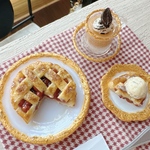 ミニチュア　フェイクスイーツ　チェリーパイ　セット