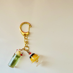 new ⋆*プリン×クリームソーダ　コーヒーフロート　キーホルダー