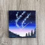 アクリル画《原画》✴︎ 煌めく星空 ✴︎