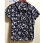 リバティ＊Capel＊の大人可愛いシャツブラウス(L)
