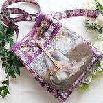 ハンドメイド【大人の素敵な♡ショルダーバック】アッシュデザイン♡リバティ♡輸入生地