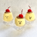 ミニプリンちゃんブローチ