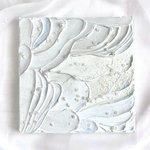 テクスチャーアート　1枚　海　空　絵画　インテリアアート　アート　抽象画　アクリル画　