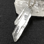 激レア！一点物 ヒーリングパワーストーン トマスゴンサガ産 レムリアンシード＆ツイン水晶 原石 ネックレス