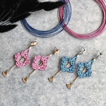金沢水引❀水引アクセサリー/水引ピアス/ひし形