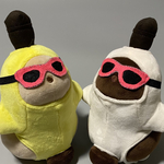 LOVOT(M)サングラスアイマスク（W型×ピンク）