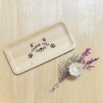 新作！thank you刻印☆木製キャッシュトレー