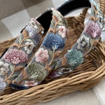インド刺繍リボンのカチューシャ