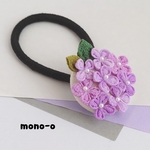 【つまみ細工】ヘアゴム 紫陽花 3